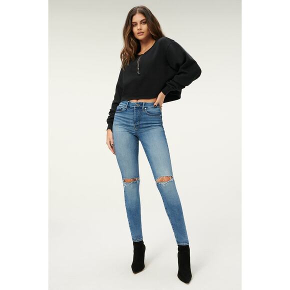 NWT Good American Good Legs Distressed Skinny Jeans Size 22 - Picture 15 of 15